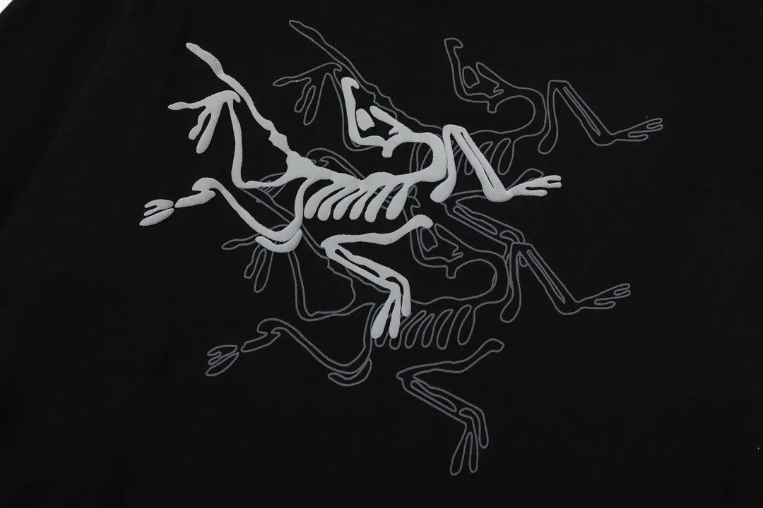 Ayc Teryx 2024FW LOGO Premium 32s Same Style ：Black White Size：XS S M L